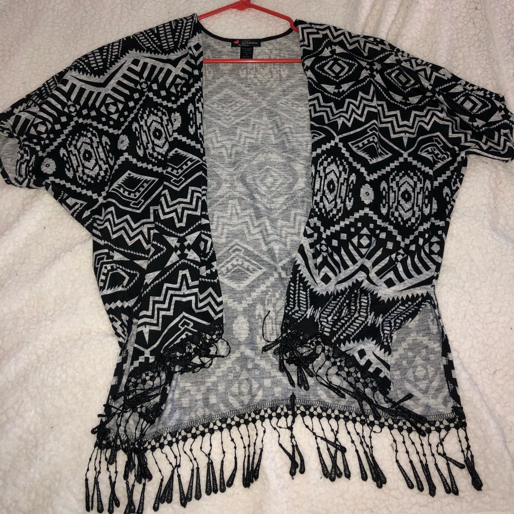 Black & white tribal design cover